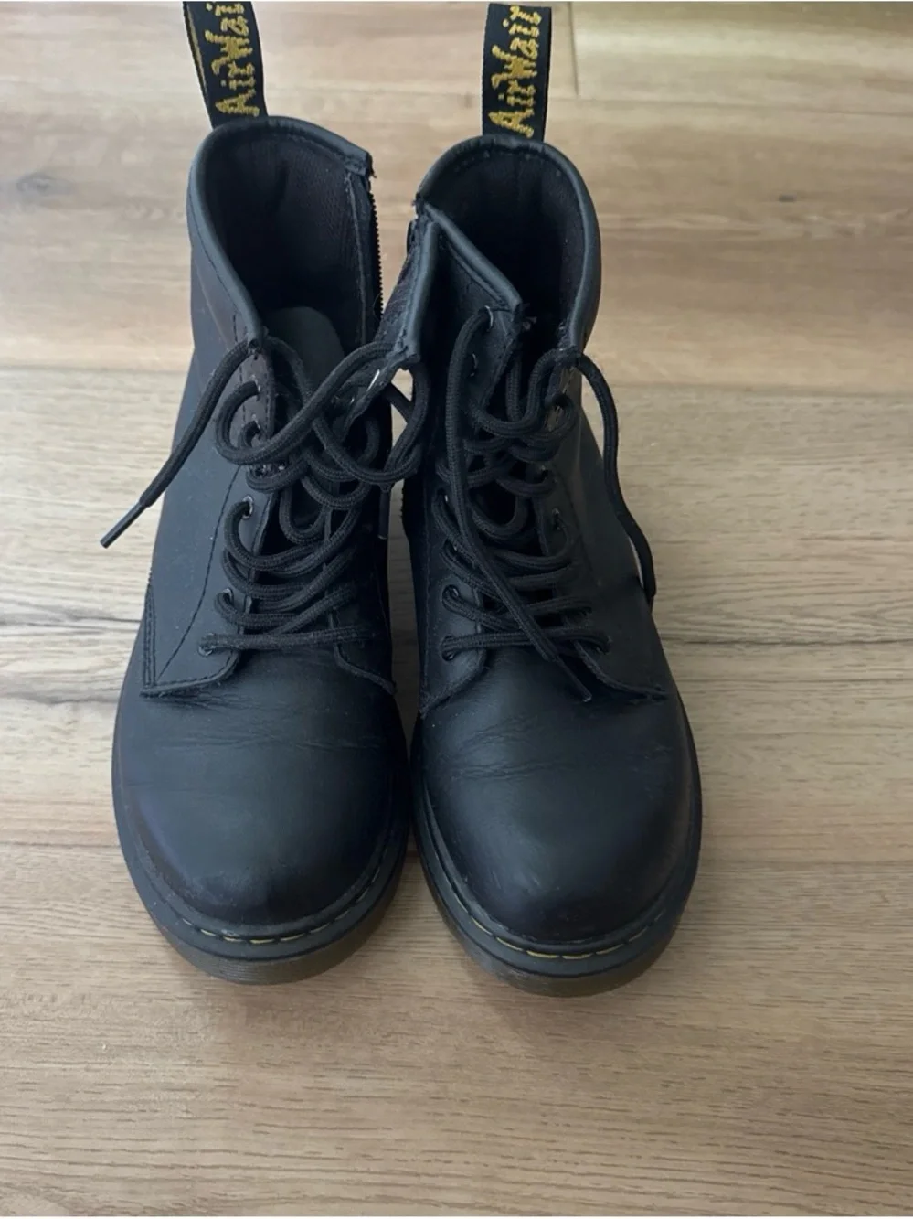 Dr. Martens Black Youth Lace-Up Ankle Boots
